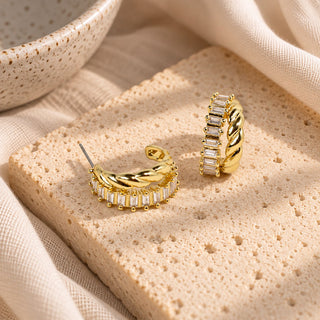 Croux Crystal Hoops