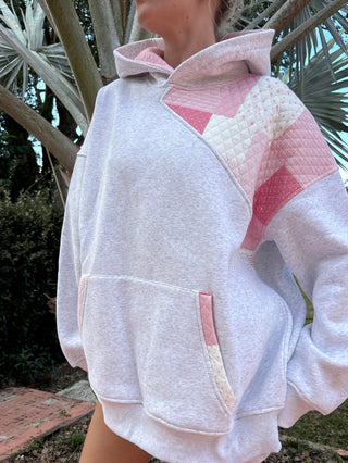 Bella Quilted Patchwork Hoodie