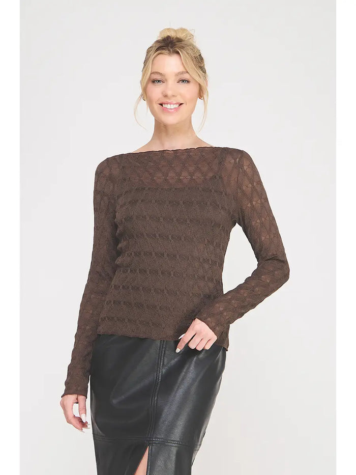 Drea Mesh Long Sleeve