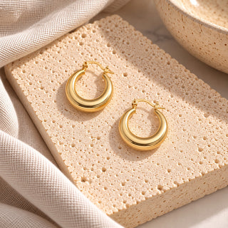 Emma Everyday Gold Hoop Earrings