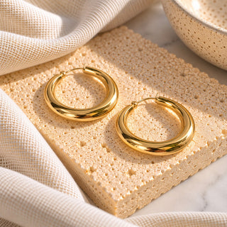 Galene Large Hoop Earrings