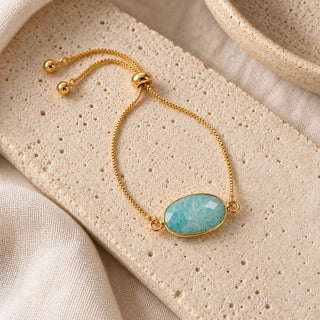 Gemstone Adjustable Bracelet