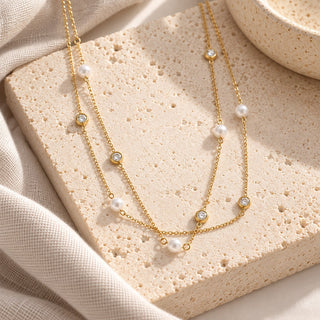 Kate Pearl Layer Necklace