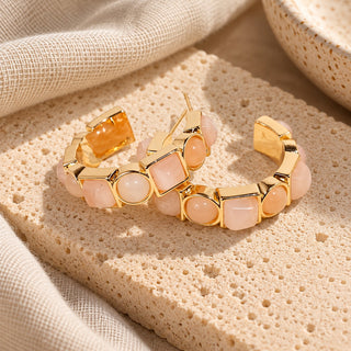 Peach Luxe Hoop