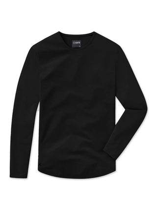 CUTS Curve Hem Long Sleeve - Black