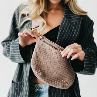 Suede Westlyn Woven Bum Bag-Bum Bag-Pretty Simple