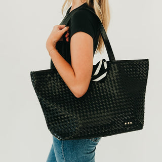 Woven Tiffany Organizer Tote Bag-Tote Bag-Pretty Simple