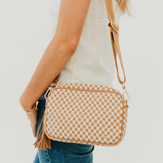 Woven Willow Camera Crossbody Bag Wholesale-Crossbody Bag-Pretty Simple