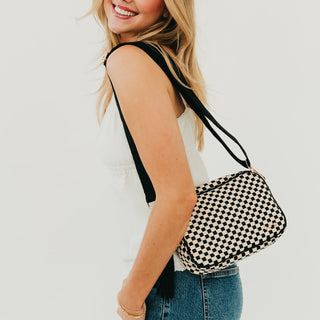 Woven Willow Camera Crossbody Bag Wholesale-Crossbody Bag-Pretty Simple